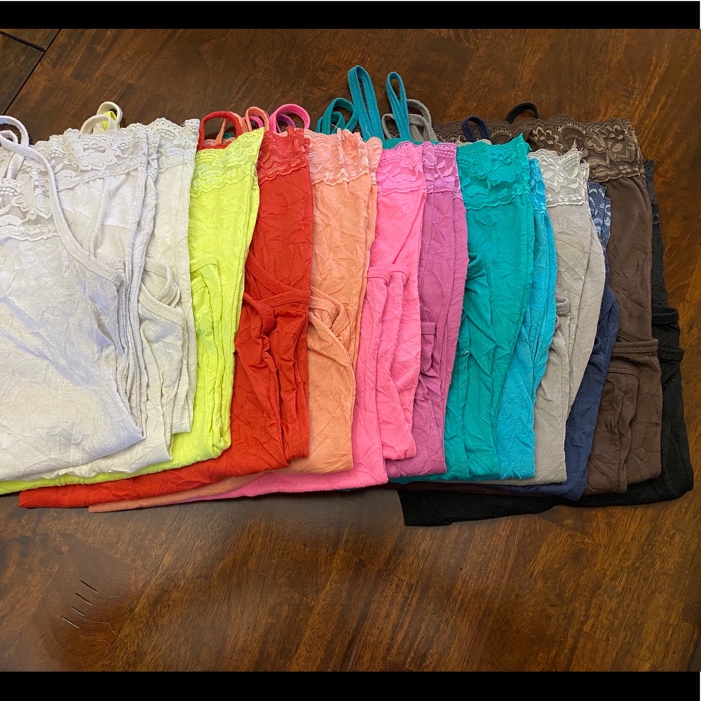 Lot of 13 Maurice’s Crinkle Camis